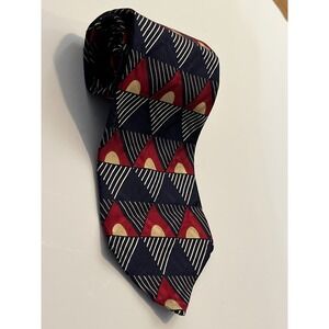Robert Talbott Neck Tie Best of‎ Class Nordstrom Mens Geometric Triangles Navy